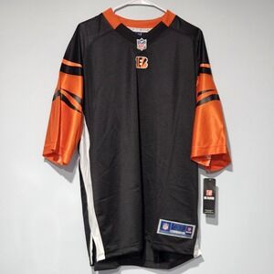 Pro Line Cincinnati Bengals Men's Blank Jersey Size XL Black Orange